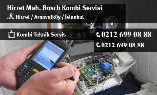 Hicret Bosch Kombi Servisi İletişim