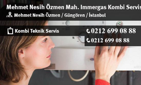 Mehmet Nesih Özmen Immergas Kombi Servisi İletişim