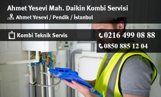 Ahmet Yesevi Daikin Kombi Servisi İletişim